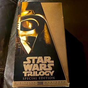 Vintage 3 pack Star Wars  1997 Return of the Jedi VHS tapes